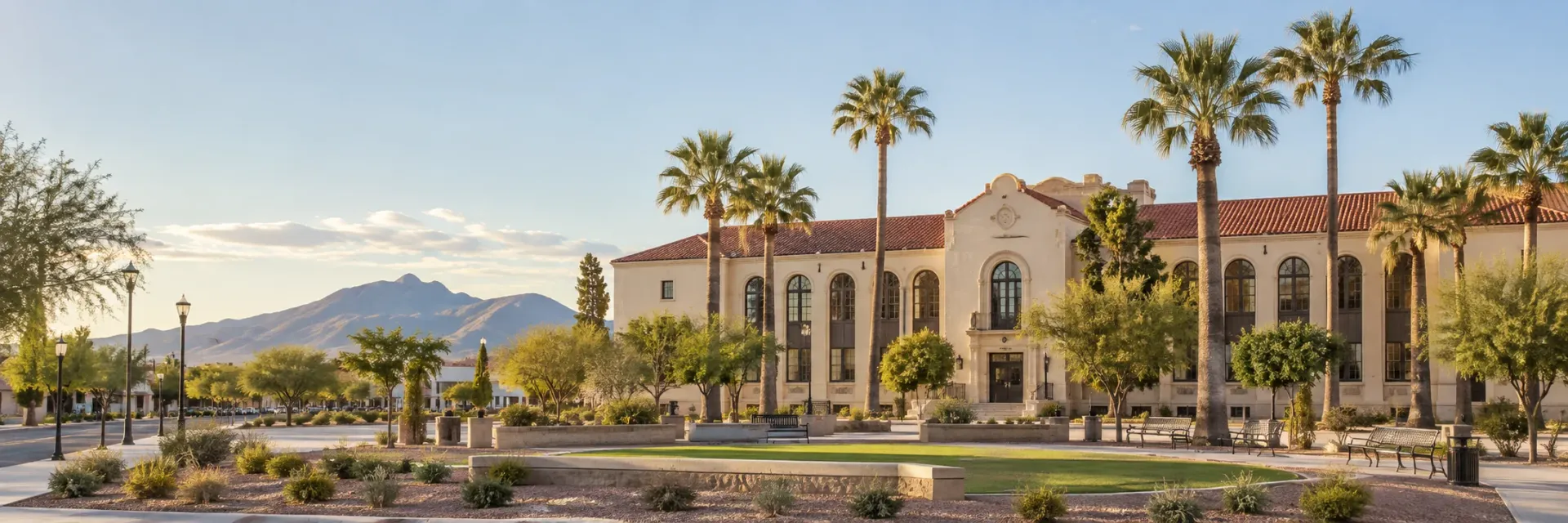AI-generated illustration of a Casa Grande-inspired local view