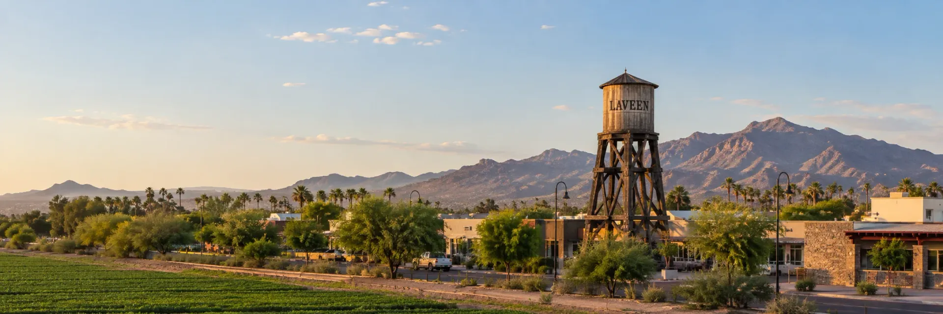 AI-generated illustration of a Laveen-inspired local view